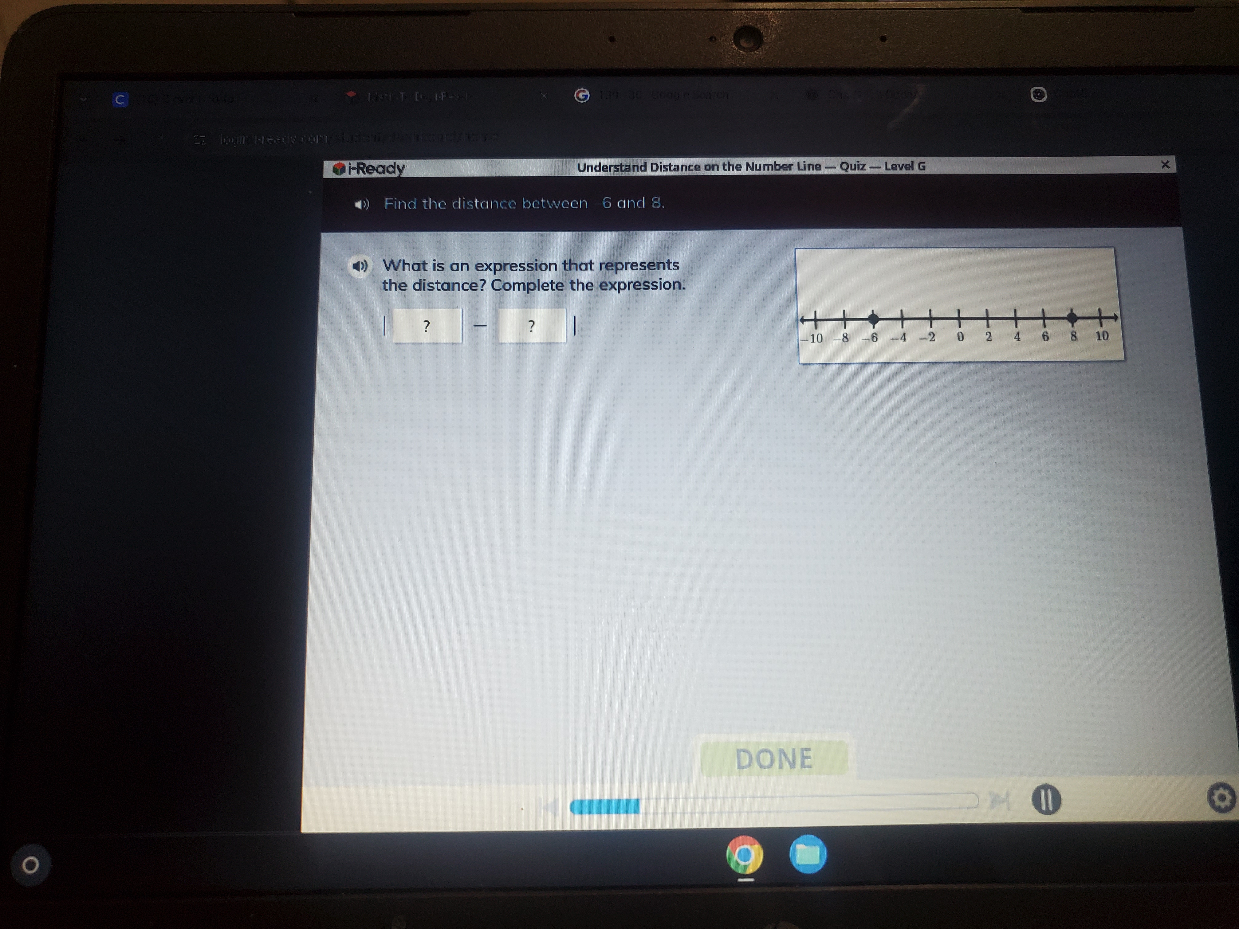 C
itiReady
Understand Distance on the Number Line - Quiz - Level G
Fin