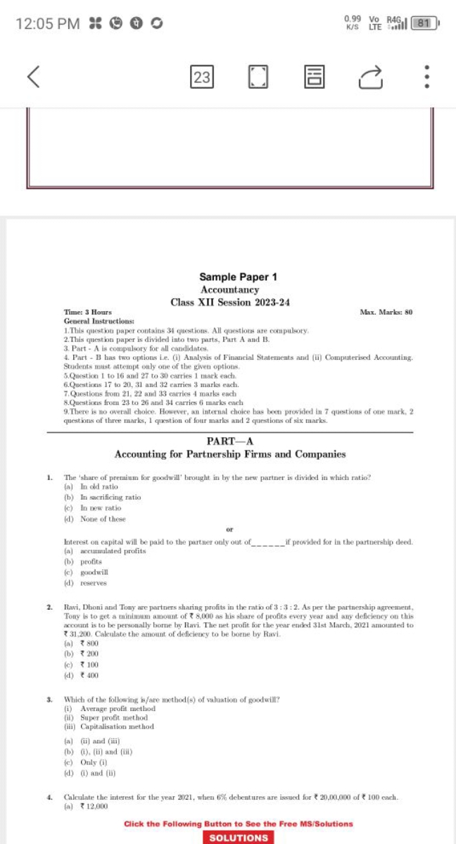 12:05 PM
0.99
Vo
R4G
81
23
5
□
⟶
・

Sample Paper 1
Accountancy
Class X