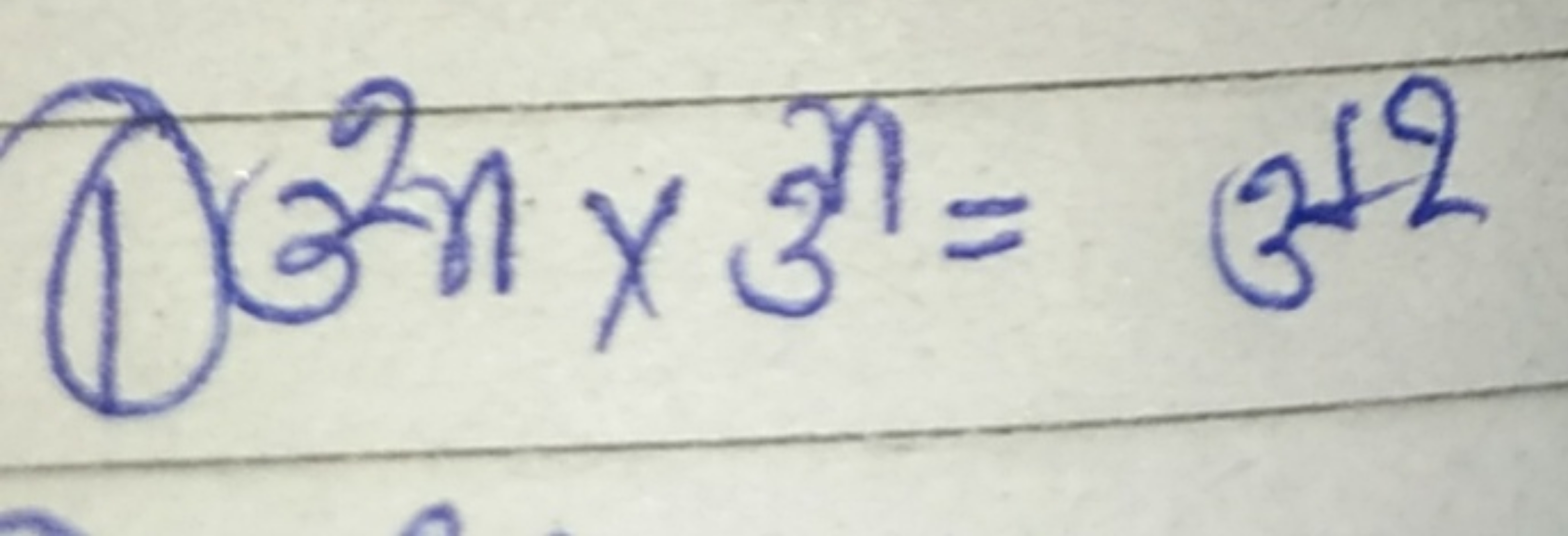 (1) 32n×3n=3+2