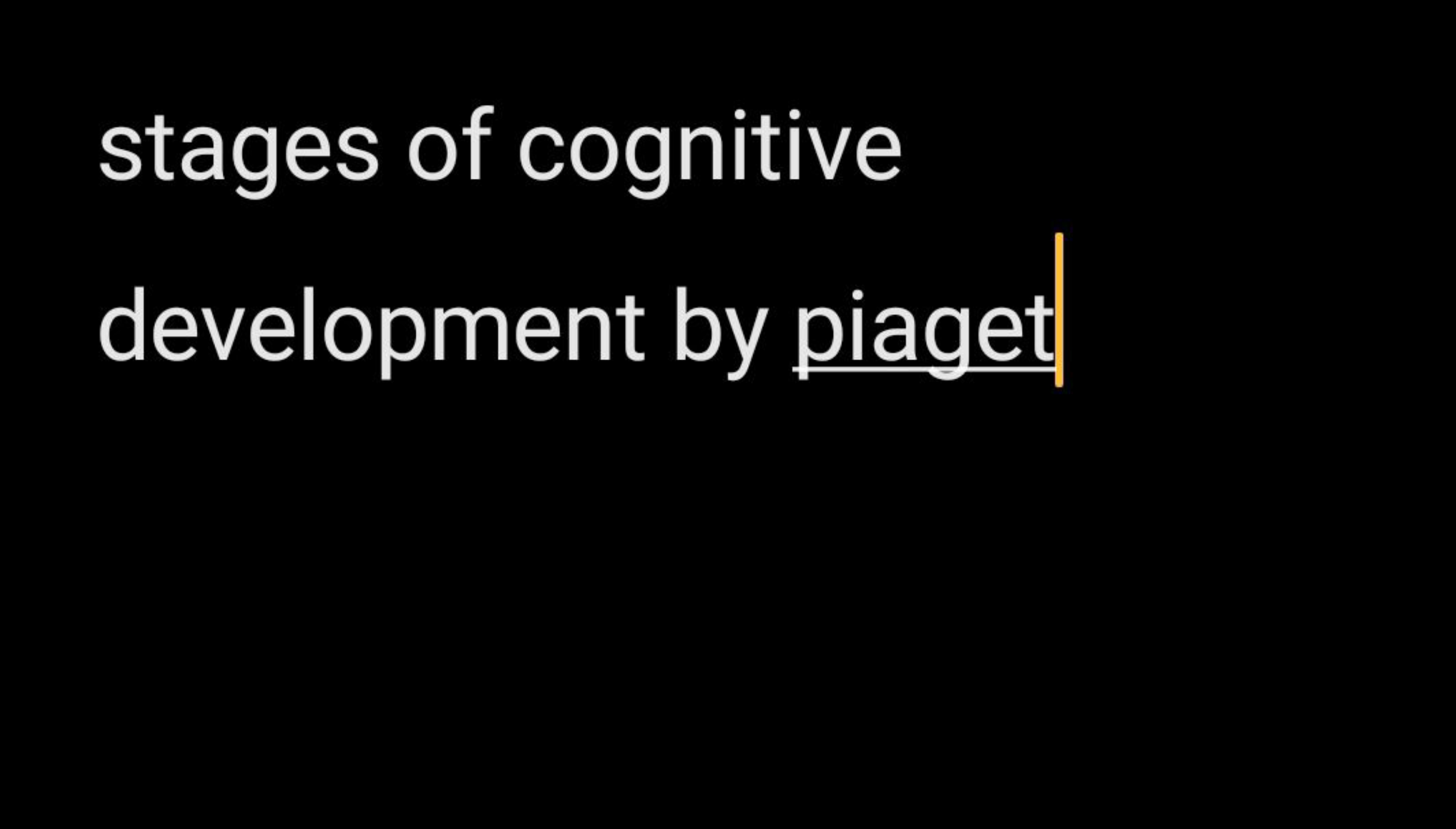 stages of cognitive development by piaget