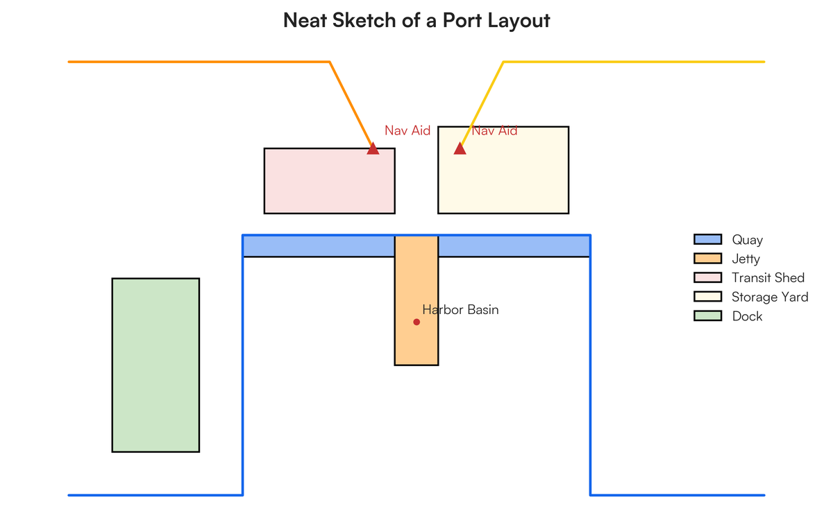 Mention the factors which government the choice of site for a harbor What..