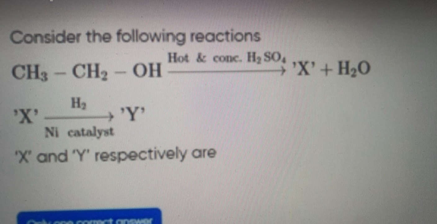 Consider the following reactions
\[
\begin{array}{l}
\mathrm{CH}_{3}-\