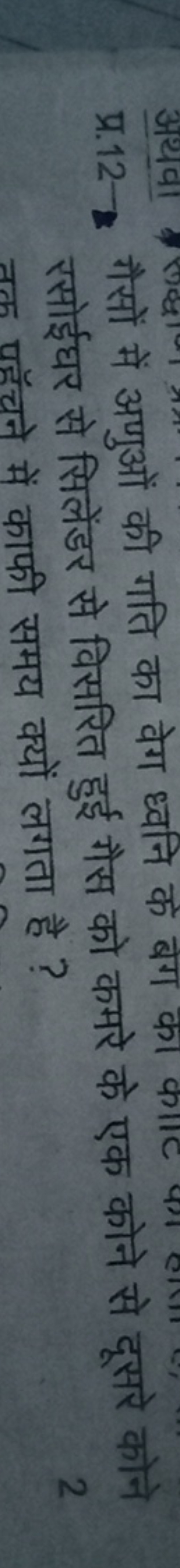 रसोईघर से सिलेंडर से विसरित हुई गैस कै ?