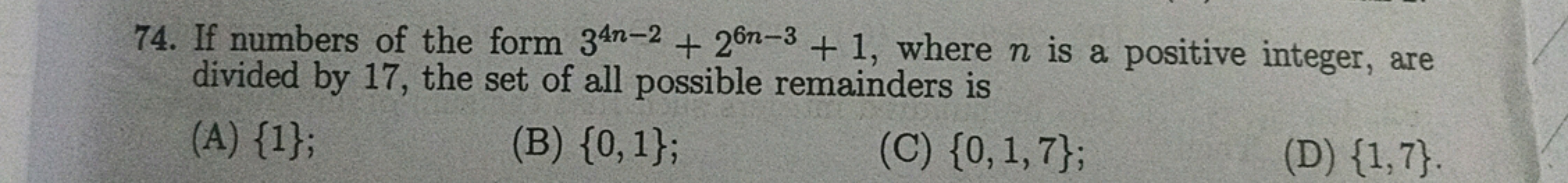 If numbers of the form 34n−2+26n−3+1, where n is a positive integer, a