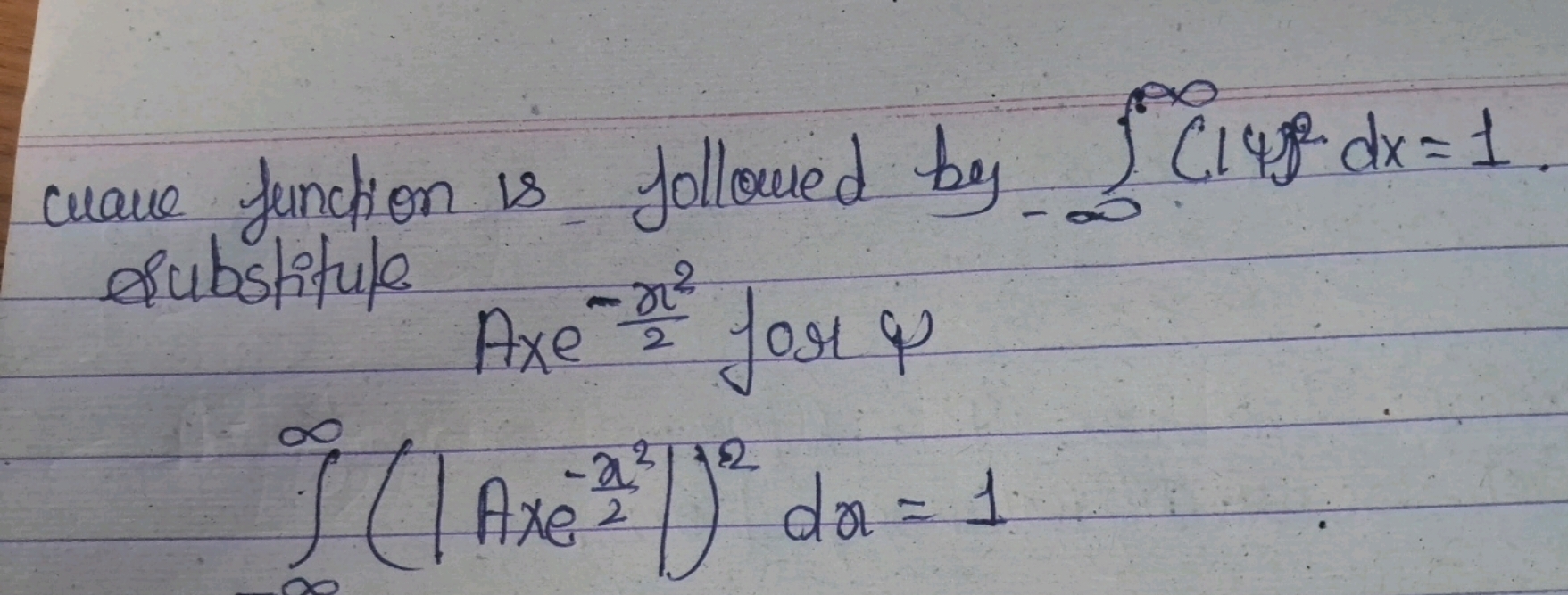 crave function is followed by ∫−∞∞​(14)2dx=1. Sorbstitule Axe−2x2​ for