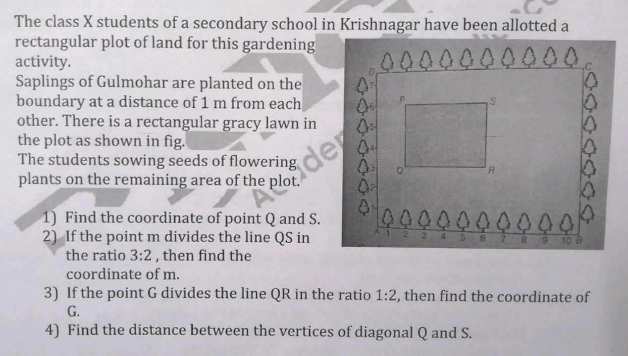 The class X students of a secondary school in Krishnagar have been all