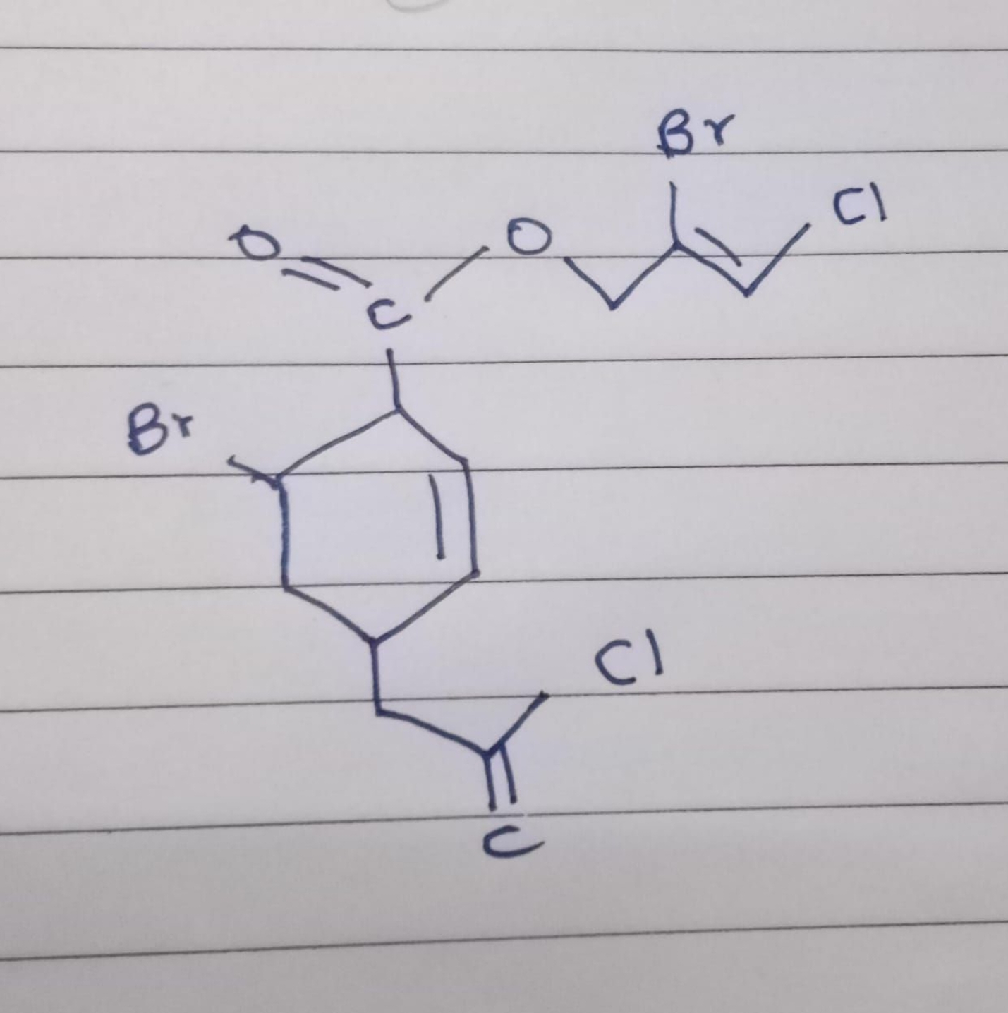 C=C(Cl)CC1C=CC(C(=O)OCC(Br)=CCl)C(Br)C1