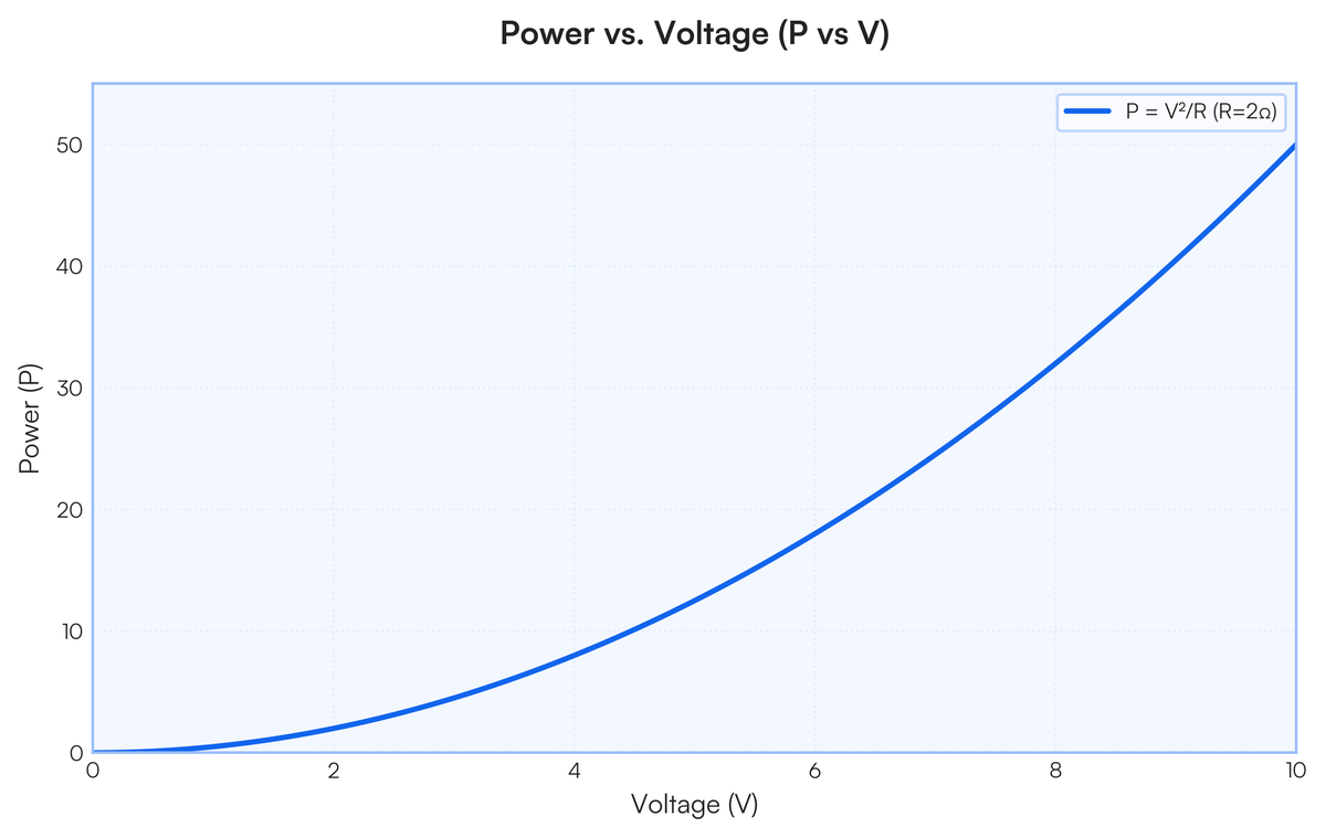 ii need the graph of voltage current and power | Filo