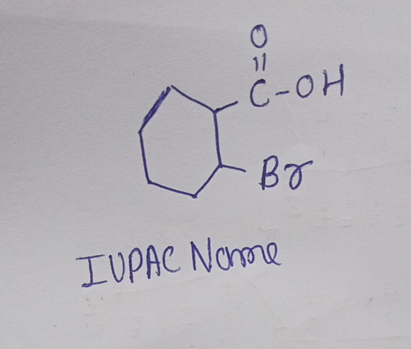 O=C(O)C1CCCCC1Br
IUPAC Nome