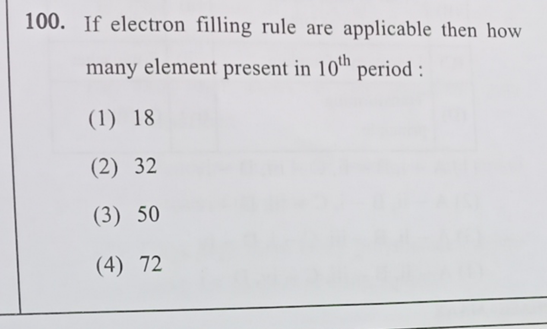 If electron filling rule are applicable then how many element present 