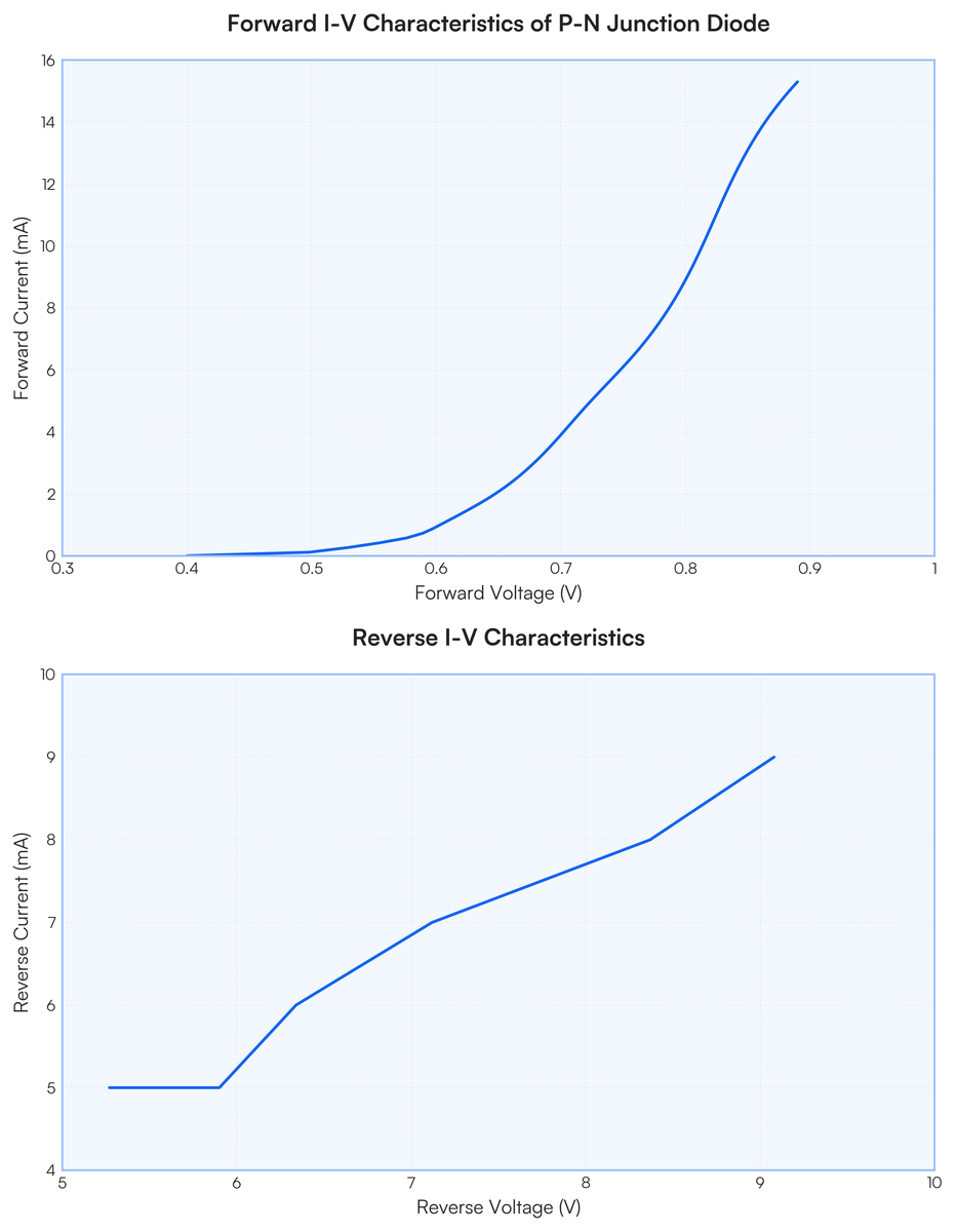 Defect Iv Graph Make a graph based on the provided data for the I-V characteristics of a