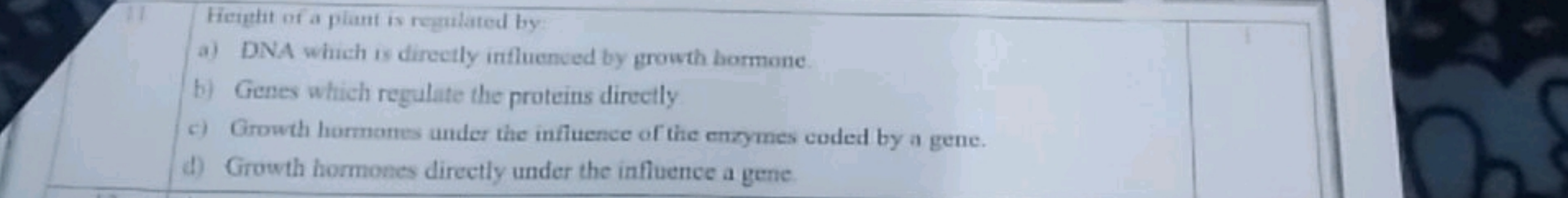 Hergtat of a plant is regulated by