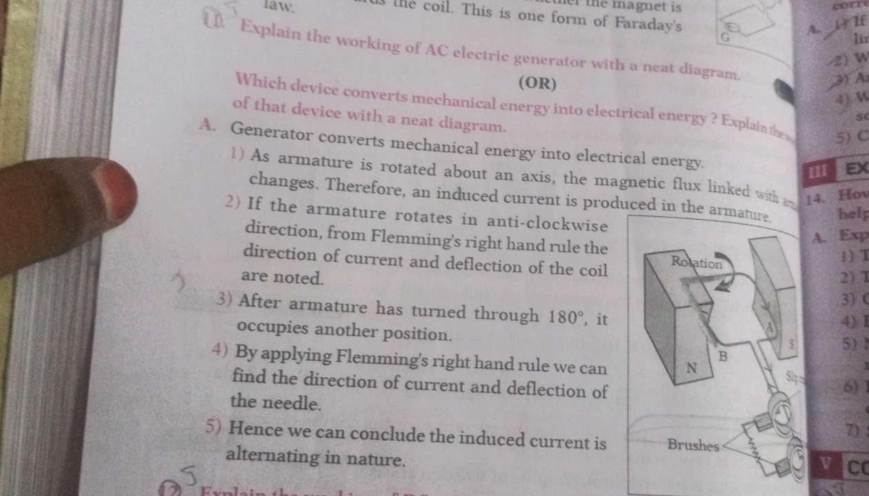  Which device converts mechanical energy into electrical energy? Expla