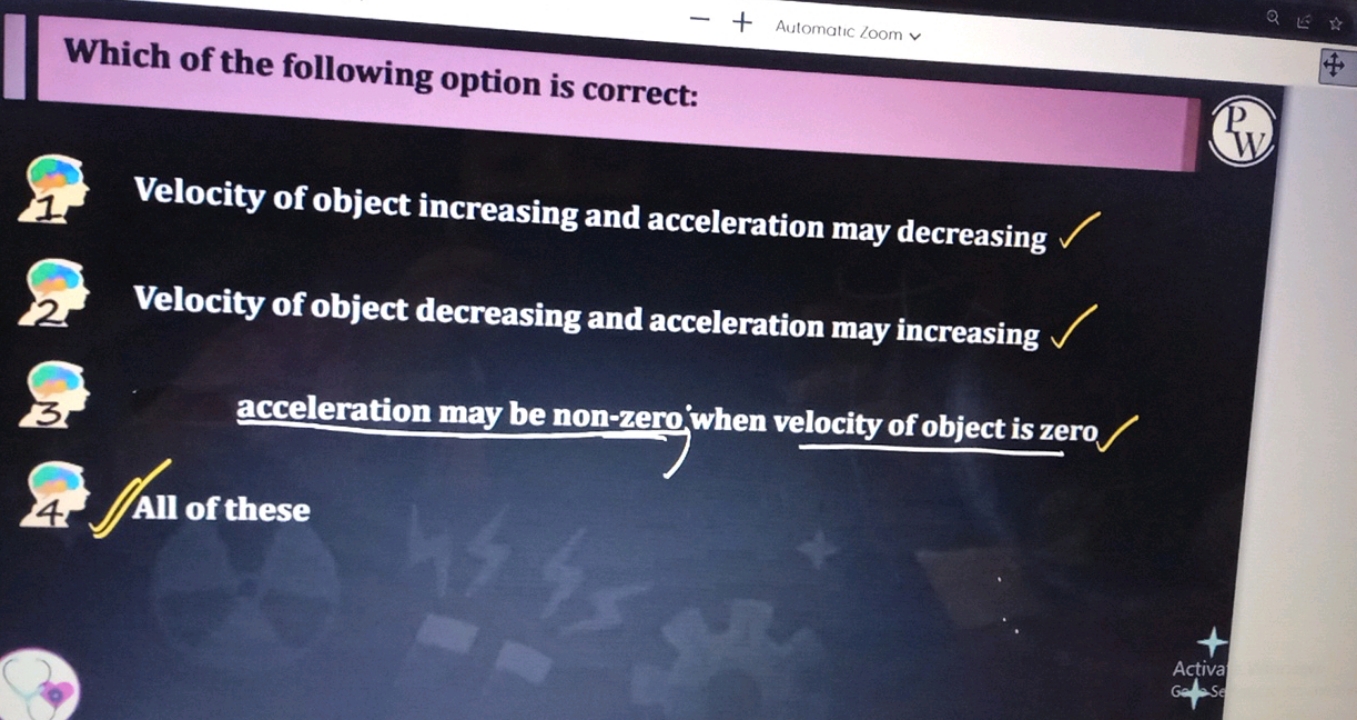 Which of the following option is correct:
- + Automatic Loom v
Q LS k
