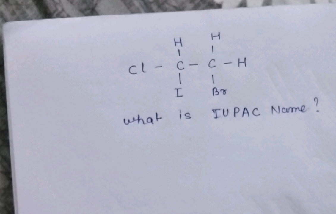 [3H]C(Cl)CBr
What is IUPAC Name?
