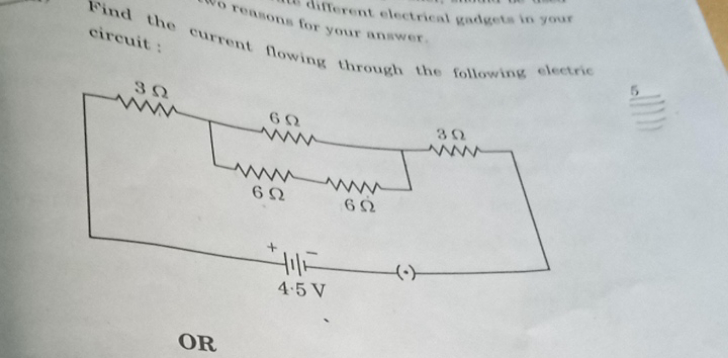 different electrical gadgets in your circuit :
conons for your answer.