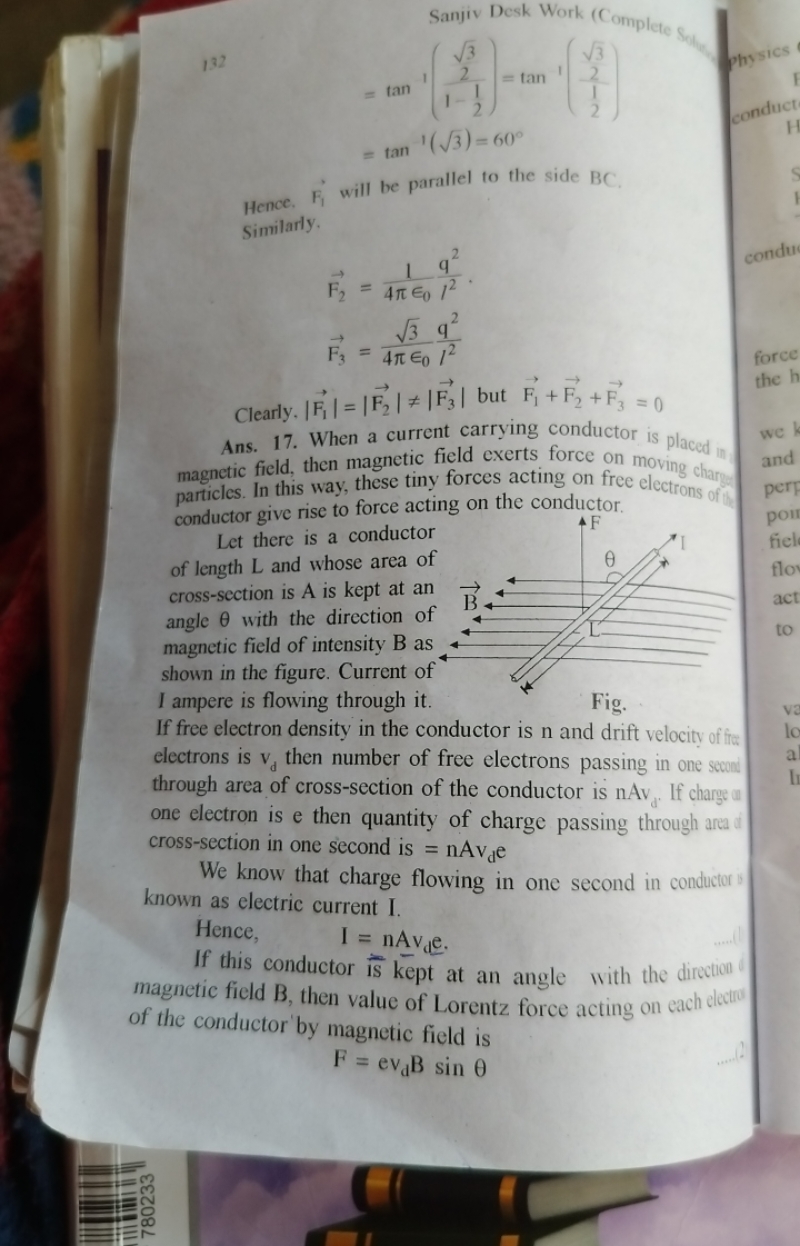 Sanjiv Desk Work (Complete Soble
132
=tan1⎝⎛​3​21−21​​⎠⎞​=tan1⎝⎛​3​212