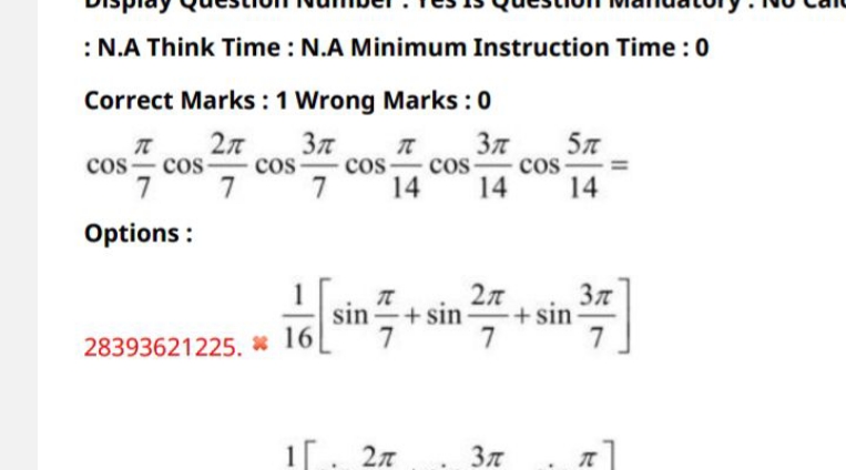 : N.A Think Time : N.A Minimum Instruction Time : 0