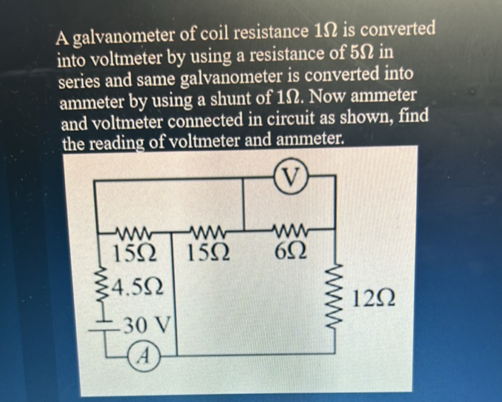 A galvanometer of coil resistance 1Ω is converted into voltmeter by us