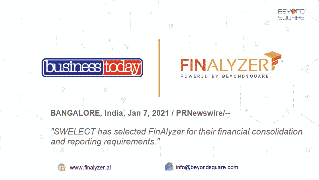 FinAlyzer has been selected by SWELECT to Modernize Financial Reporting Operations.