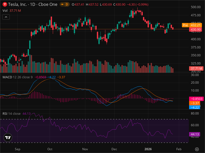 TSLA Warning: Key Support Level Being Tested Right Now