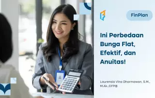perbedaan bunga flat, efektif, dan anuitas