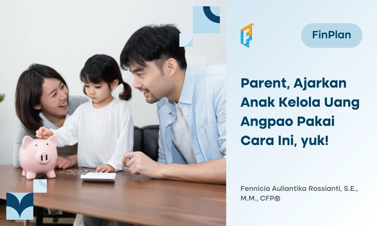 anak mengelola uang angpao