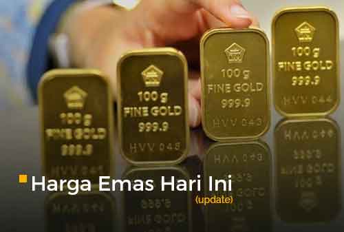 Harga Emas Hari Ini 23 Maret 2020 adalah Rp861.000 per gram