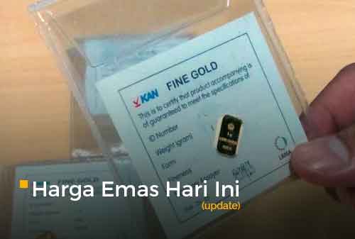 Harga Emas Hari Ini 28 Februari 2020 adalah Rp816.000 per gram