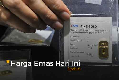 Harga Emas Hari Ini 4 Maret 2020 adalah Rp827.000 per gram