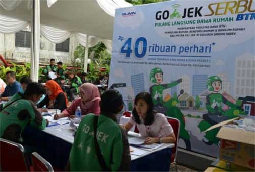 Bank BTN Tawarkan Cicilan Rumah Rp48.000 per hari Bagi Para Mitra Gojek 01 - Finansialku