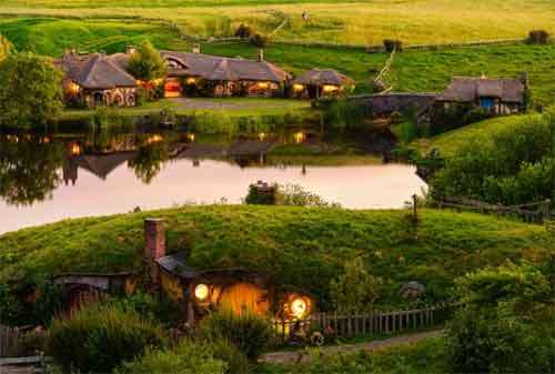 Rumah Hobbit Bandung 02 Desa Hobbit Selandia Baru - Finansialku