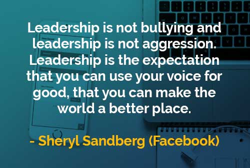  Kata kata  Bijak Sheryl Sandberg Kepemimpinan Adalah  Harapan