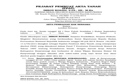 Sekelumit Penjelasan Tentang Surat APHB 01 Finansialku