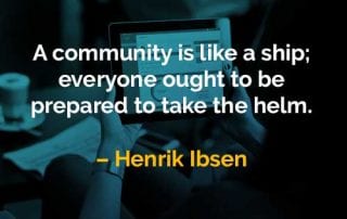 Kata-kata Bijak Hendrik Ibsen Komunitas itu Seperti Kapal - Finansialku
