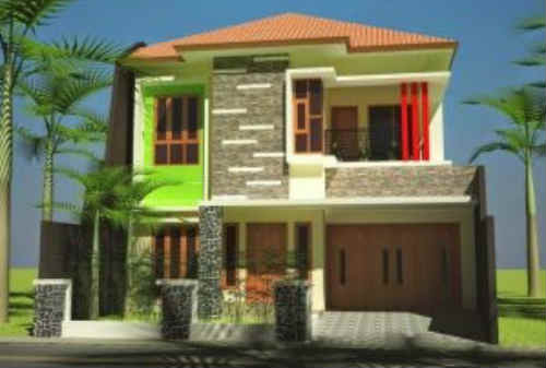 Model Rumah Minimalis 2 Lantai 06 - Finansialku