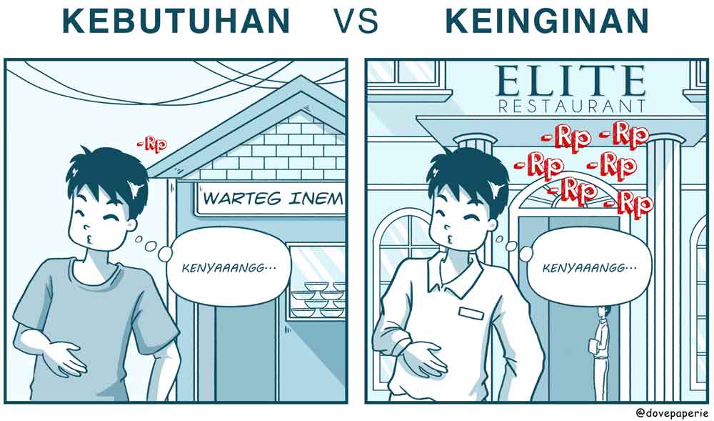 Komik Bedakan Kebutuhan dan Keinginan Supaya Kamu Ga Boros Lagi 03 - Finansialku