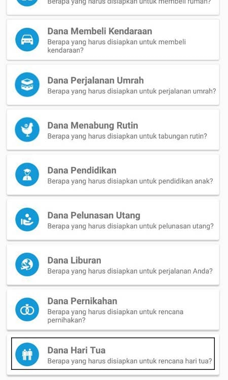 Rencana Keuangan Dana Hari Tua 1 Finansialku