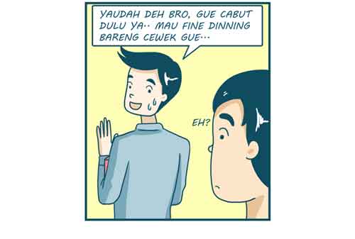 Komik Jomblo vs Pacaran, Mana Yang Lebih Jago Mengatur Keuangan 04 - Finansialku