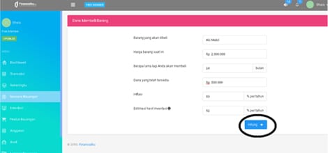 Rencana Keuangan Dana Membeli Barang Aki Mobil Aplikasi Finansialku 02