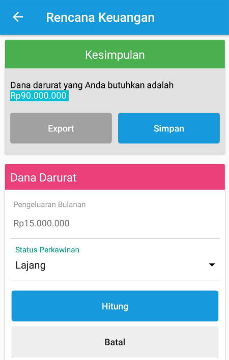 Karyawan Milenial Siapkan Dana Darurat 07 Aplikasi 2 - Finansialku