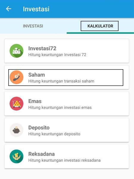 Investasi Kalkulator Aplikasi Finansialku 1