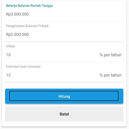 Rencana Keuangan Dana Pertanggungan Asuransi Jiwa Aplikasi Finansialku 3