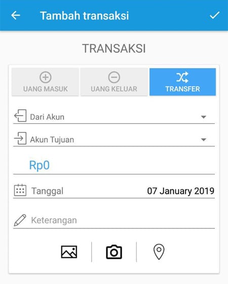 Transaksi Catat Keuangan Aplikasi Finansialku 5