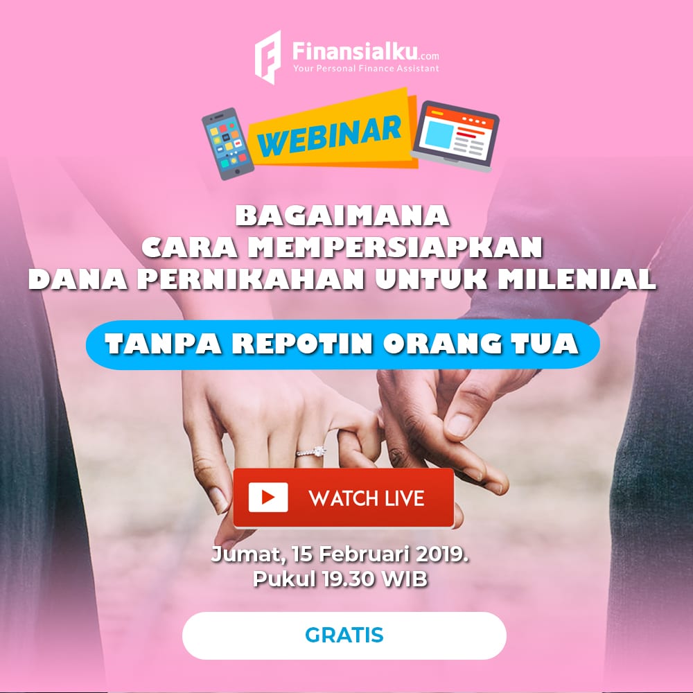 Webinar Cara Mempersiapkan Dana Pernikahan Milenial