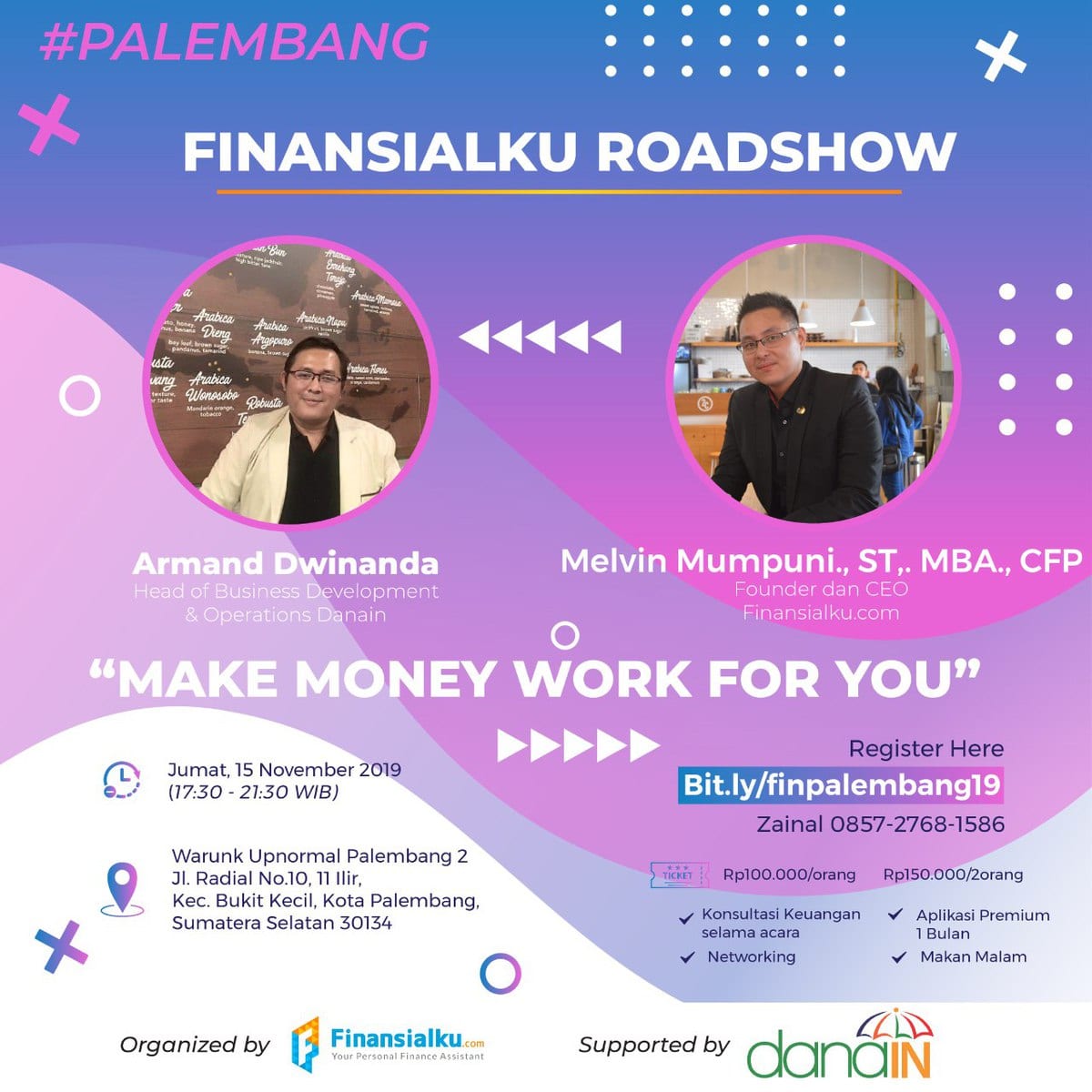 Finansialku x Danain Roadshow Palembang 2019