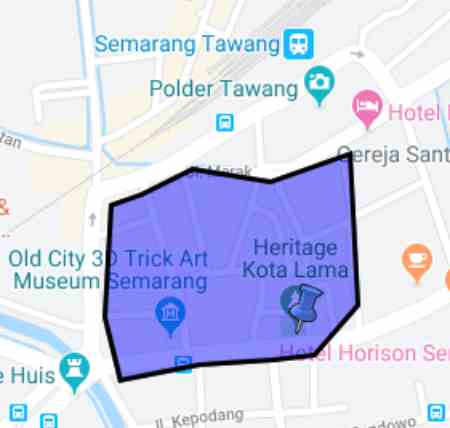 Peta Kota Lama Semarang