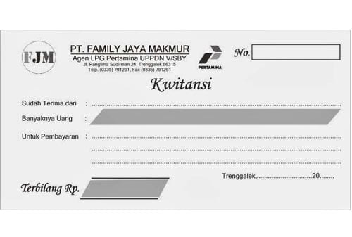 Kwitansi Kosong Format Contoh Dan Cara Membuat Lengkap