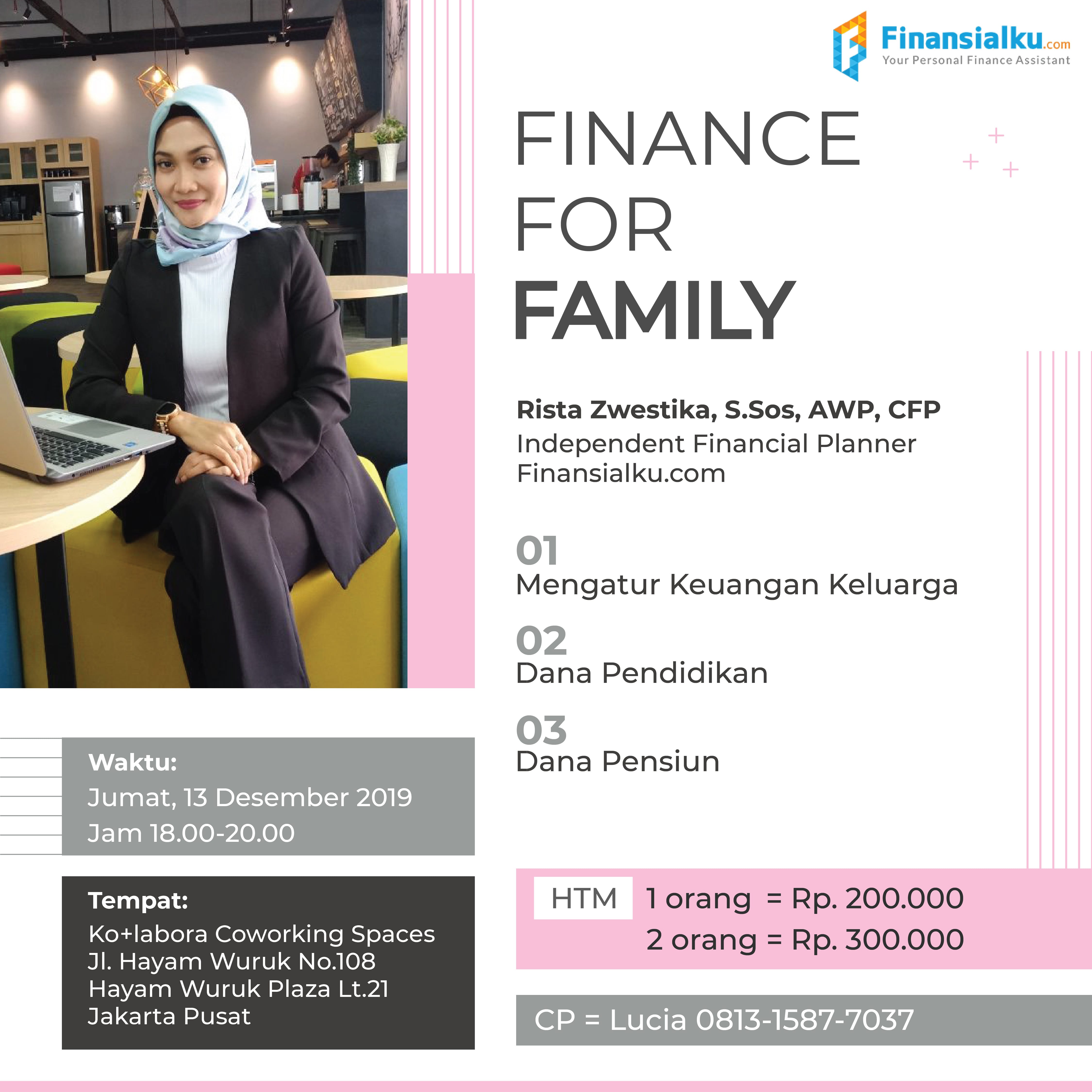 Finance for family Des 2019