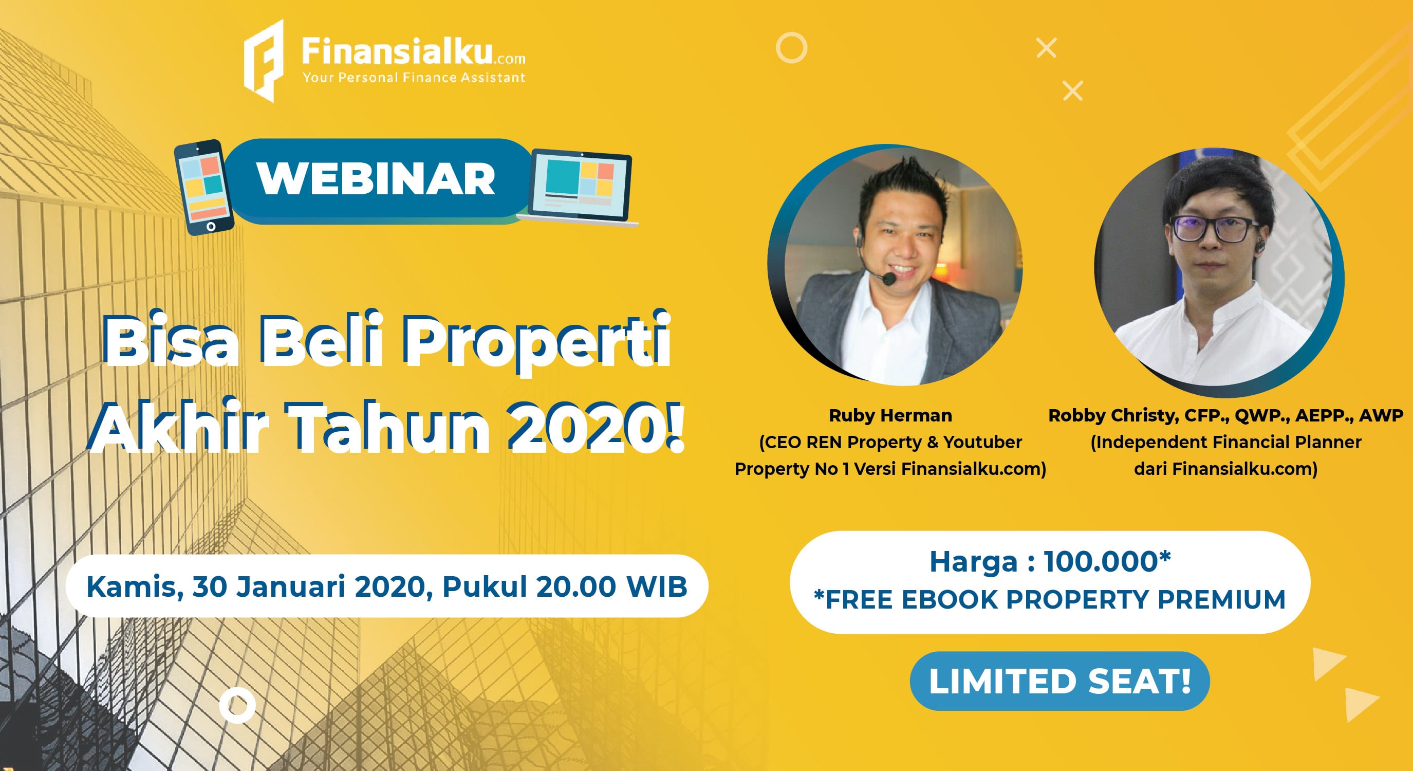 Banner Webinar Properti Apps